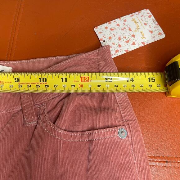 Free People corduroy pants Size 24 NWT - Picture 8 of 9